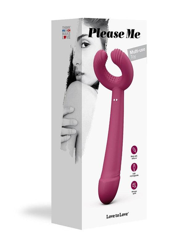 Love to Love - Please Me - Multi Vibrator - Diep Roze-Erotiekvoordeel.nl