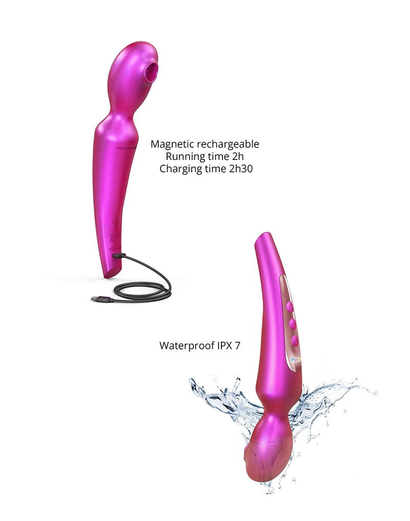 Love to Love - Pleaser - Wand Vibrator - Iridescent Berry-Erotiekvoordeel.nl
