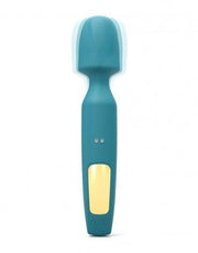 Love to Love - R-Evolution Wand Vibrator Set - 2 verwisselbare opzetstukken - Turquoise-Erotiekvoordeel.nl