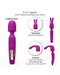 Love to Love - R-Evolution Wand Vibrator Set - 2 verwisselbare opzetstukken - Roze-Laced-up.nl