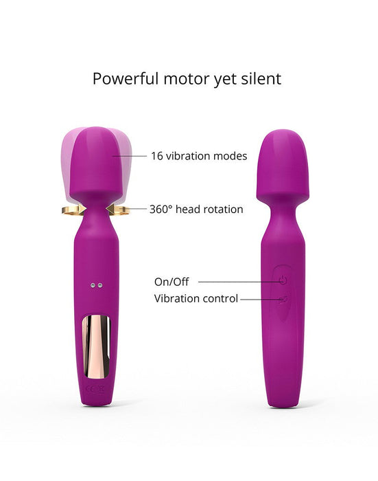 Love to Love - R-Evolution Wand Vibrator Set - 2 verwisselbare opzetstukken - Roze-Laced-up.nl