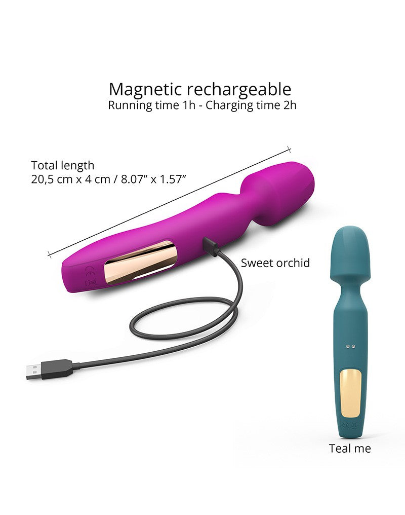 Love to Love - R-Evolution Wand Vibrator Set - 2 verwisselbare opzetstukken - Roze-Laced-up.nl