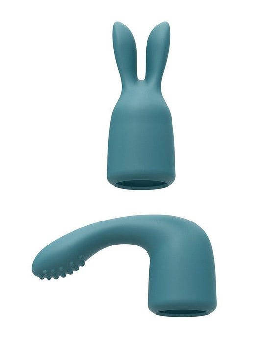 Love to Love - R-Evolution Wand Vibrator Set - 2 verwisselbare opzetstukken - Turquoise-Laced-up.nl
