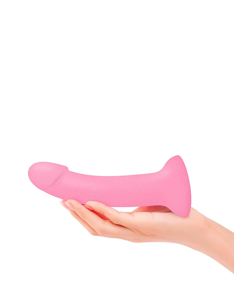 Love to Love - Siliconen Dildo Glitzy - Roze Glitters-Laced-up.nl
