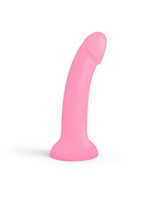 Love to Love - Siliconen Dildo Glitzy - Roze Glitters-Laced-up.nl