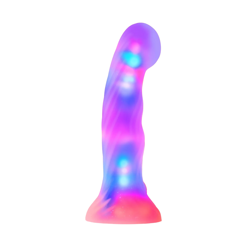 Love to Love - Sugar Bomb - Dildo met LED Verlichting - Roze/Geel-Erotiekvoordeel.nl