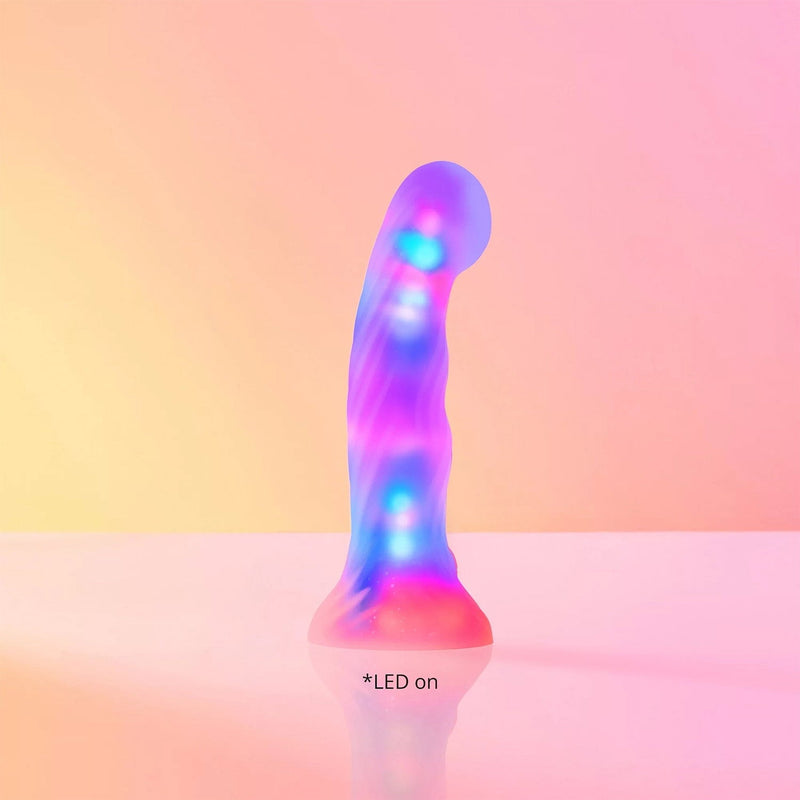 Love to Love - Sugar Bomb - Dildo met LED Verlichting - Roze/Geel-Erotiekvoordeel.nl