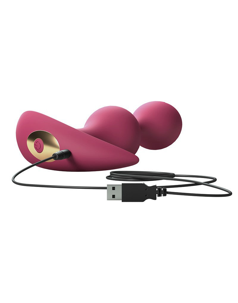 Love to Love - Twinny Bud - Buigbare Vibrerende Buttplug - Roze-Laced-up.nl