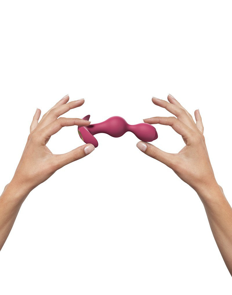 Love to Love - Twinny Bud - Buigbare Vibrerende Buttplug - Roze-Laced-up.nl