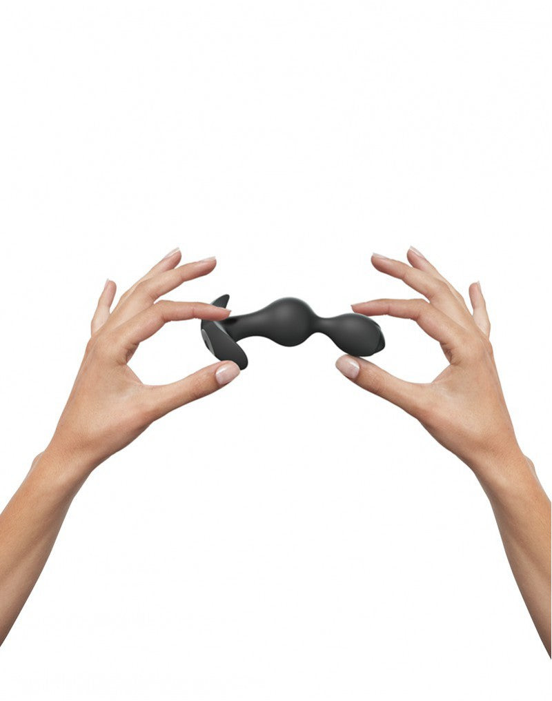 Love to Love - Twinny Bud - Buigbare Vibrerende Buttplug - Zwart-Laced-up.nl