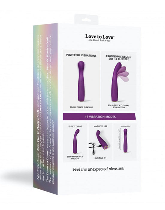 Love to Love - Feel Me - Flexibele G-Spot Vibrator - Paars-Laced-up.nl