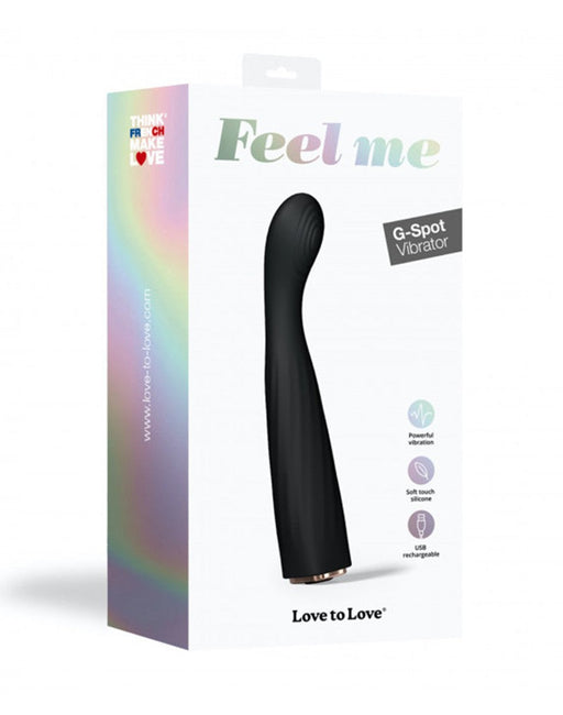 Love to Love - Feel Me - Flexibele G-Spot Vibrator - Zwart-Laced-up.nl