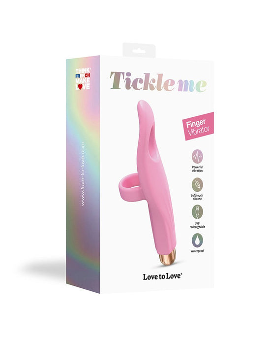 Love to Love - Tickle Me - Vinger Vibrator - Roze-Laced-up.nl