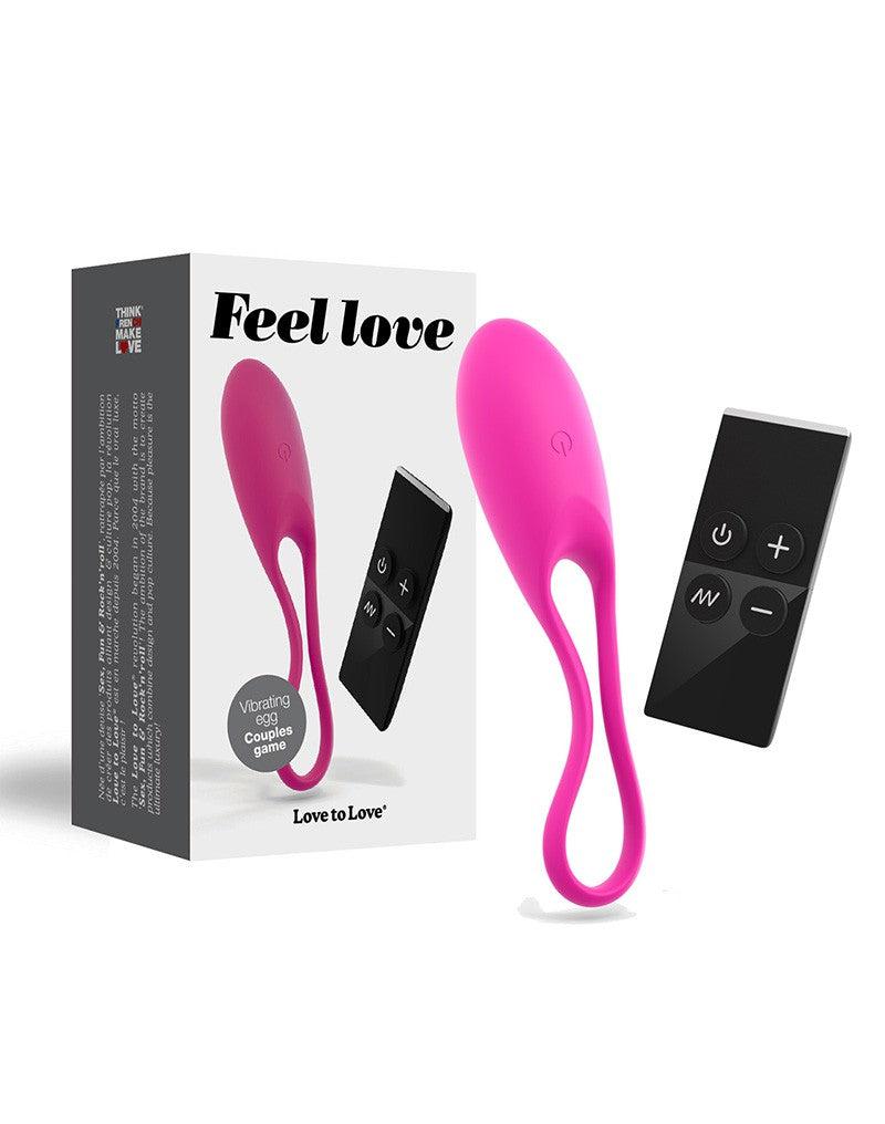 Love to Love - Feel The Love - Vibrerend Ei Met remote Control-Laced-up.nl