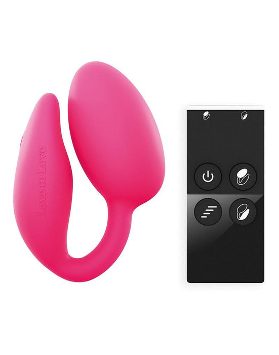 Love to Love - Wonderlove - Partner Vibrator Met 2 Motoren En Afstandsbediening - Roze-Laced-up.nl