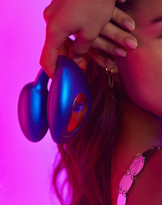 Love to Love - Wonderlover - Luchtdruk Vibrator en G-spot Vibrerend Eitje - Paars-Laced-up.nl