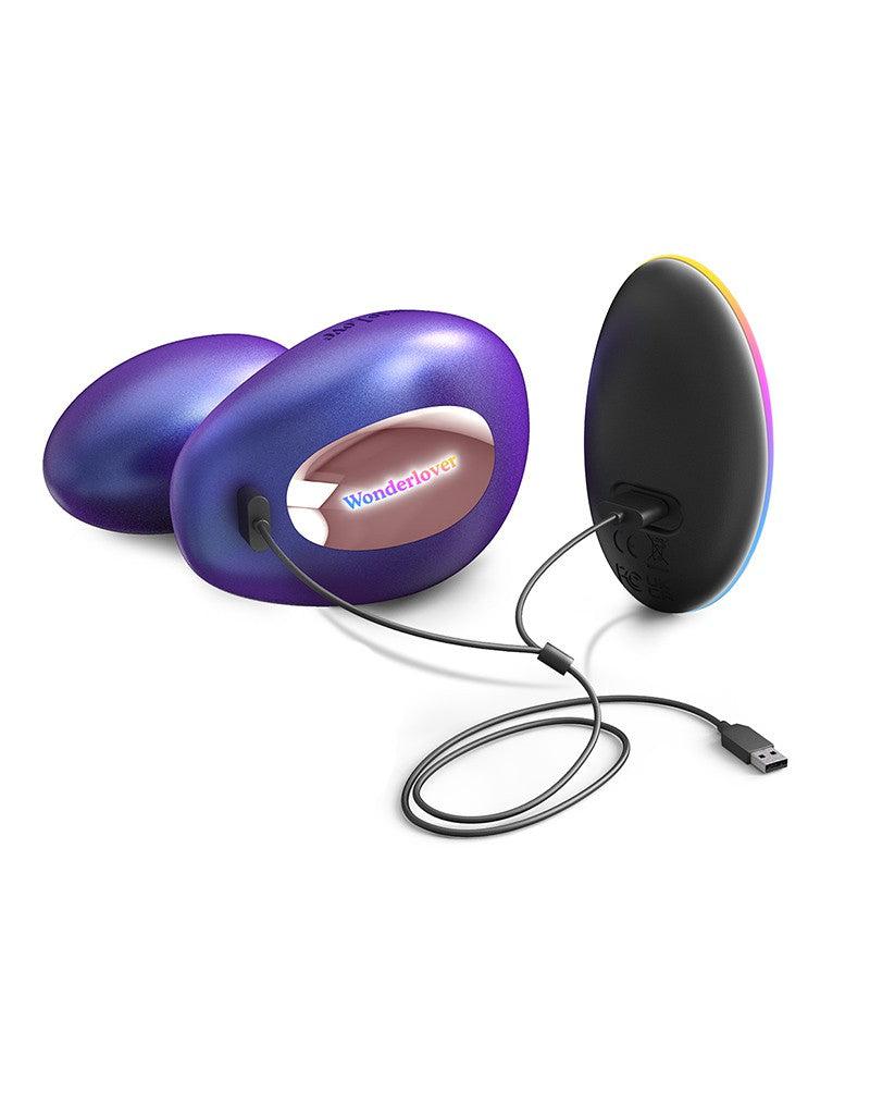 Love to Love - Wonderlover - Luchtdruk Vibrator en G-spot Vibrerend Eitje - Paars-Laced-up.nl