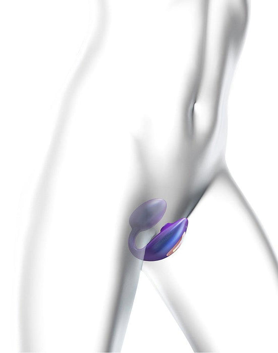 Love to Love - Wonderlover - Luchtdruk Vibrator en G-spot Vibrerend Eitje - Paars-Laced-up.nl