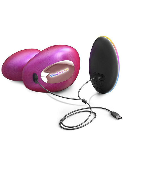 Love to Love - Wonderlover - Luchtdruk Vibrator en G-spot Vibrerend Eitje - Roze-Laced-up.nl