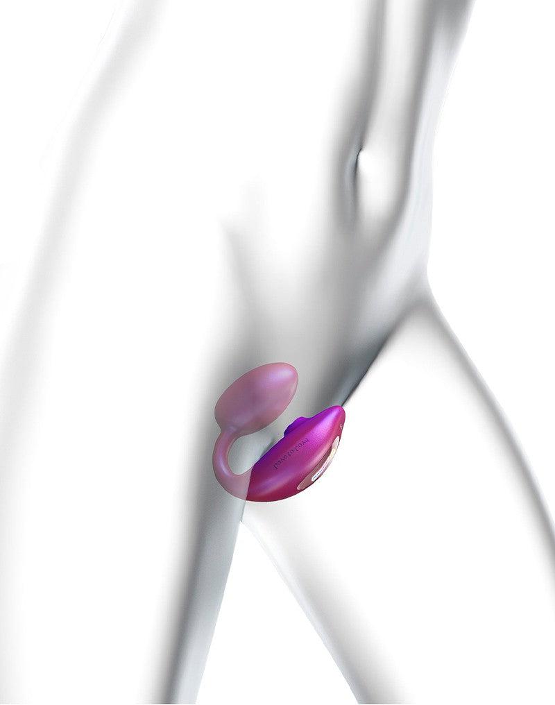 Love to Love - Wonderlover - Luchtdruk Vibrator en G-spot Vibrerend Eitje - Roze-Laced-up.nl