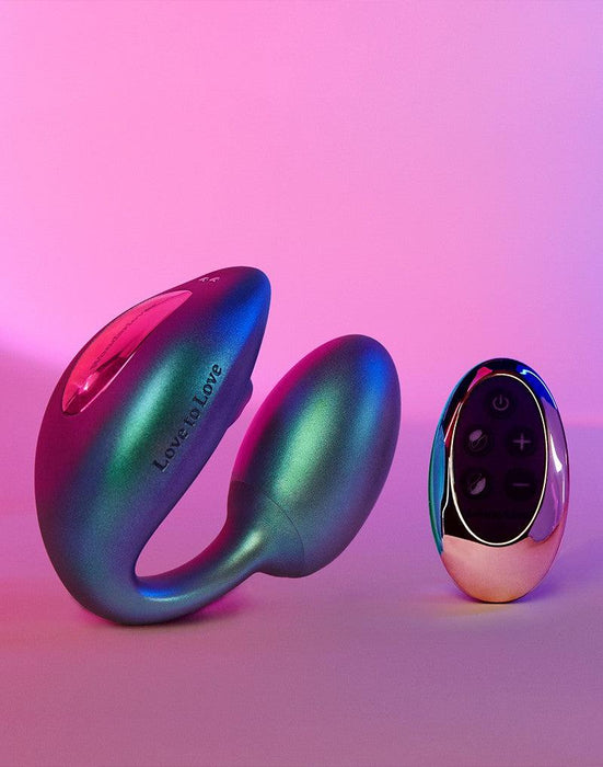 Love to Love - Wonderlover - Luchtdruk Vibrator en G-spot Vibrerend Eitje - Turquoise-Laced-up.nl