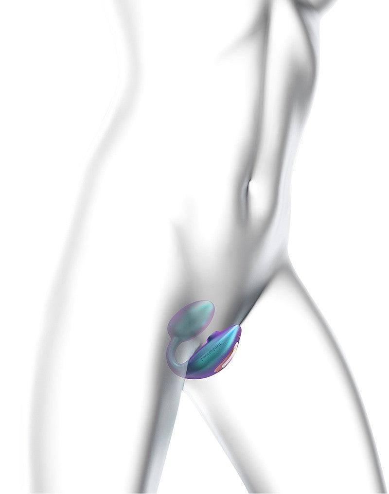 Love to Love - Wonderlover - Luchtdruk Vibrator en G-spot Vibrerend Eitje - Turquoise-Laced-up.nl