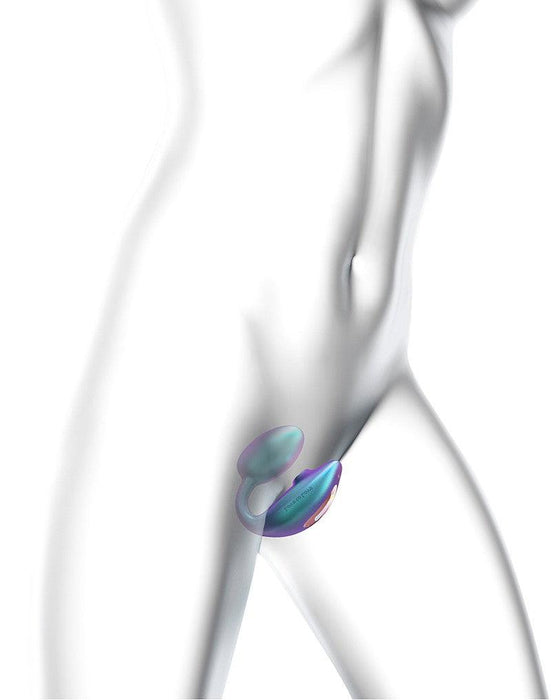 Love to Love - Wonderlover - Luchtdruk Vibrator en G-spot Vibrerend Eitje - Turquoise-Laced-up.nl