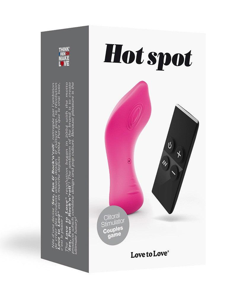 Love to Love - Clitoris Vibrator Met Remote Control Hot Spot-Laced-up.nl