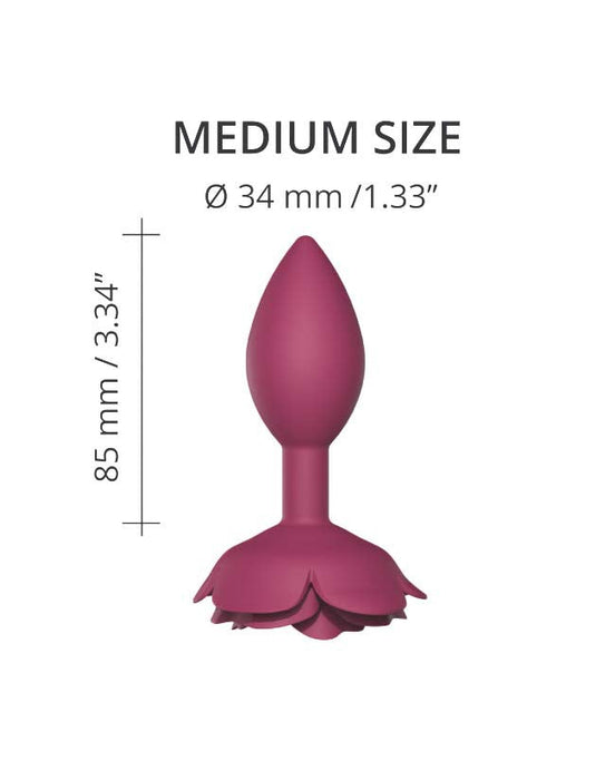 Love to Love - Open Roos Buttplug - Maat M - Rood-Laced-up.nl
