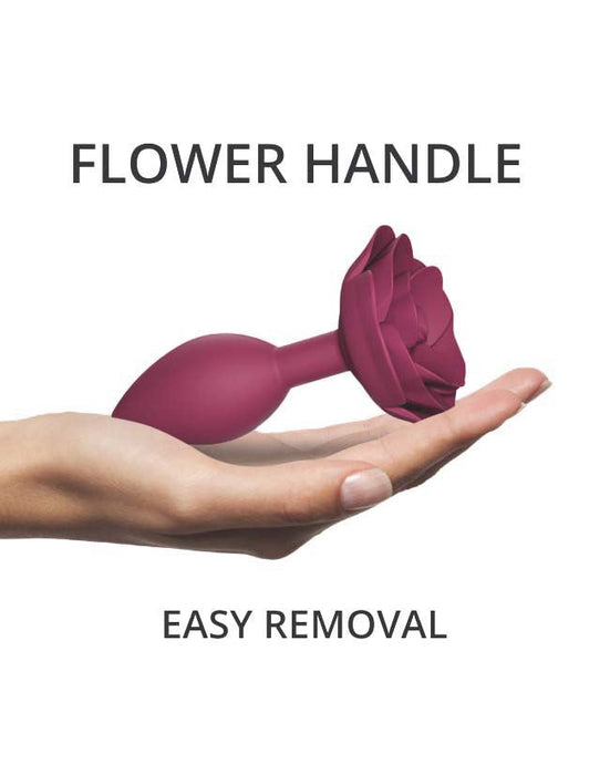 Love to Love - Open Roos Buttplug - Maat M - Rood-Laced-up.nl