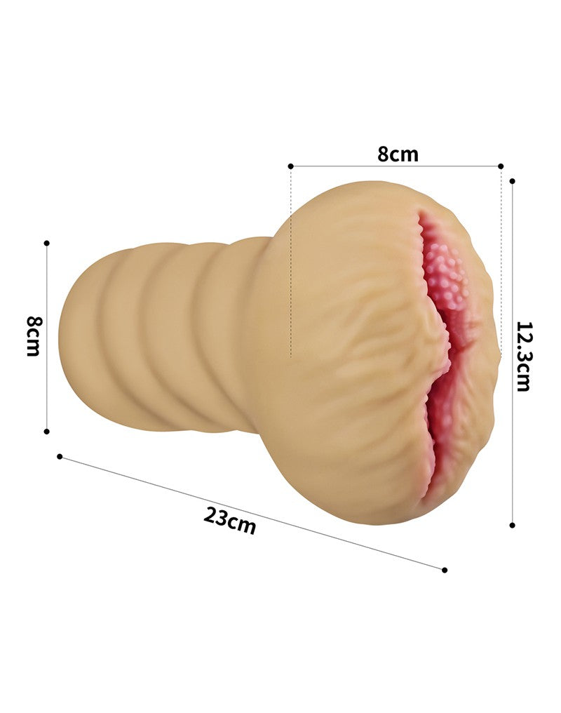 LoveToy - Alien's Pie 1 - Stroker Masturbator - Lichte Huidskleur-Erotiekvoordeel.nl