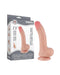 LoveToy - Sliding Skin Dildo - Dubbellaags Dildo - Lengte 19.5 cm - Diameter 3.5 cm - Lichte huidskleur-Laced-up.nl