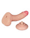 LoveToy - Sliding Skin Dildo - Dubbellaags Dildo - Lengte 19.5 cm - Diameter 3.5 cm - Lichte huidskleur-Laced-up.nl