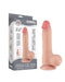 LoveToy - Sliding Skin Dildo - Lengte 20 cm - Diameter 3.9 cm - Lichte Huidskleur-Laced-up.nl