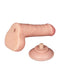 LoveToy - Dildo - Glijdende huid Dildo - Dubbellaagse Dildo - Lengte 18.3 cm - Diameter 3.5 cm - Lichte Huidskleur-Laced-up.nl