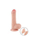 LoveToy - Sliding Skin Dildo - Dubbellaagse Dildo - Lengte 18.3 cm - Diameter 3.5 cm - Lichte Huidskleur-Laced-up.nl