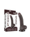 LoveToy - Dildo Met Sliding Skin Technologie - 19,5 cm x Ø 3,5 cm - Bruin-Laced-up.nl
