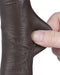 LoveToy - Dildo Met Sliding Skin Technologie - 19,5 cm x Ø 3,5 cm - Bruin-Laced-up.nl