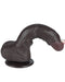 LoveToy - Dildo Met Sliding Skin Technologie - 19,5 cm x Ø 3,5 cm - Bruin-Laced-up.nl
