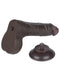 LoveToy - Dildo Met Sliding Skin Technologie - 19,5 cm x Ø 3,7 cm - Zwart-Laced-up.nl