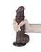 LoveToy - Dildo Met Sliding Skin Technologie - 20,8 cm x Ø 4 cm - Bruin-Laced-up.nl