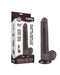 LoveToy - Dildo Met Sliding Skin Technologie - 22 cm x Ø 3,7 cm - Bruin-Laced-up.nl