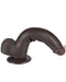 LoveToy - Dildo Met Sliding Skin Technologie - 22 cm x Ø 3,7 cm - Bruin-Laced-up.nl
