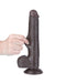 LoveToy - Dildo Met Sliding Skin Technologie - 22 cm x Ø 3,7 cm - Bruin-Laced-up.nl