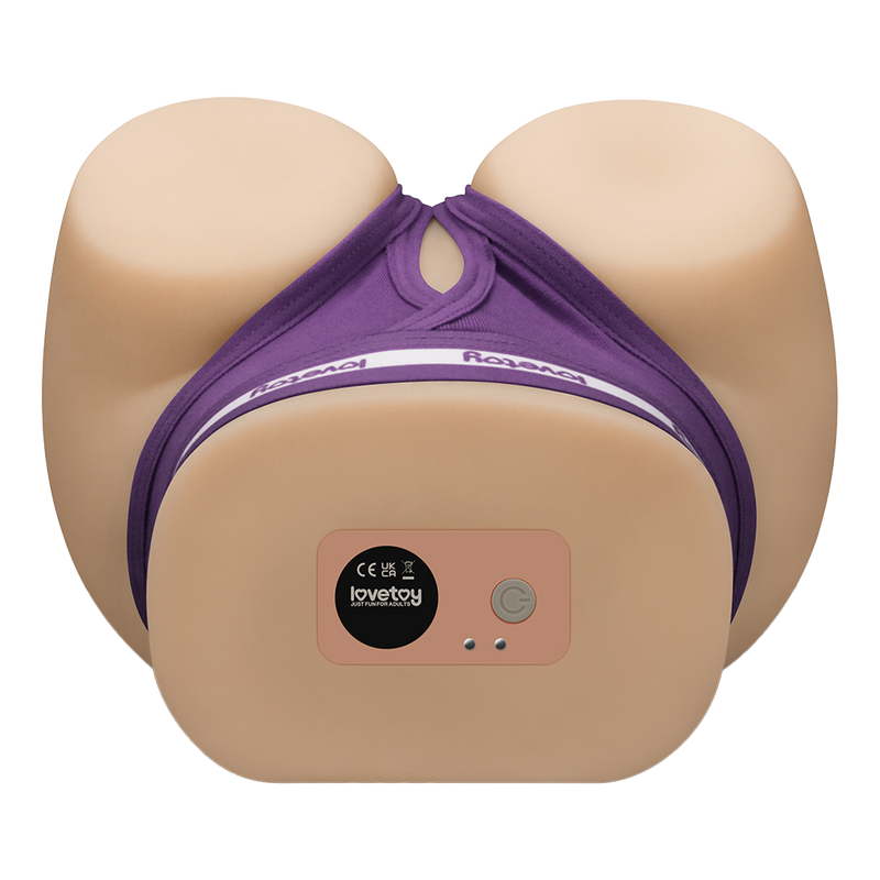 Masturbateur LoveToy à double moteur - Vagin et anus - 7 modes de vibration - Laced-up.nl