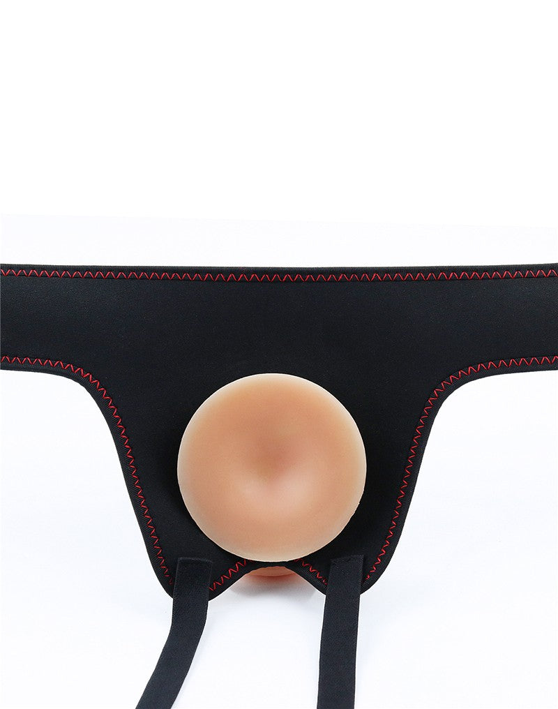 LoveToy - Easy Strap-on Set Met Dildo - 19 cm - Lichte Huidskleur-Erotiekvoordeel.nl
