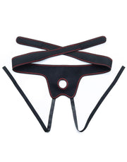 LoveToy - Easy Strap-on Set Met Dildo - 21,5 cm Met Balzak - Lichte Huidskleur-Erotiekvoordeel.nl