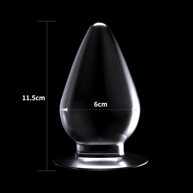 LoveToy - Flawless - Transparante Buttplug - 11.5 x 6 cm-Erotiekvoordeel.nl