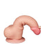 LoveToy - Glijdende Huid Dildo - Dubbellaags Dildo - Lengte 19.5 cm - Diameter 3.6 cm - Lichte huidskleur-Laced-up.nl