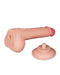 LoveToy - Glijdende Huid Dildo - Dubbellaags Dildo - Lengte 19.5 cm - Diameter 3.6 cm - Lichte huidskleur-Laced-up.nl